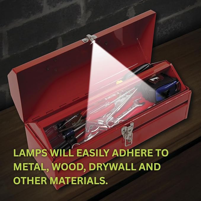 Panther Vision Button LAMP Adhesive LEDs Light Package - Lightweight, Ultra Small, Ultra Bright LED Utility Lights