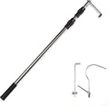 Cargo Grabber Reach Retriever Tool, 16-36 Inches Truck Bed Accessories Telescoping Pull Pole with Two Hooks, Used for Pickup Truck, SUV, Improve Efficiency and Portable