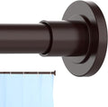 CorkLatta Bronze Shower Curtain Rod 31 to 92 Inch,1 Inch Diameter Adjustable Spring Tension Stainless Steel Telescoping Rod,Easy Install,No Rust