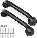 Shower Grab Bars, 2 Pack 12 Inch Heavy Duty Non-Slip Bathroom Grab Bars, 1.25" Diameter Bathroom Safety Handle for Elderly, Handicap Assist Grab Bar for Bathtub/Shower/Toilet