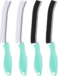 TQRR Toilet Brush, 4Pcs Bathroom Cleaning Brush, Toilet Scrubber, Deep Toilet Bowl Brush with Hanging Hole, Multifunctional Gap Cleaning Brush, Bristles for Kitchen Sinks, Tub,Shower (4, Mint)