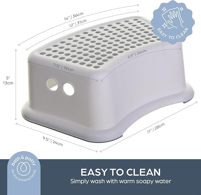 Dreambaby Step Stool for Kids - Non-Slip Base and Contoured Design for Toilet Potty Training and Sink Use,(Pack of 6)