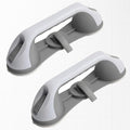 2-Pack Grab Bars for Shower :3 Strong Suction Cups, No-Drill Removable Bathroom Handrails for Seniors and Disabled Waterproof Shower Grab Bar for Toilet, Tub & Shower