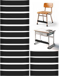 16 Pack Chair Bands for Kids with Fidgety Feet, ADHD Tools for Kids, Improve Focus & Reduce Restlessness, Chair Bands for Sensory ADHD ADD Autism - Classroom & Home Must Haves (Black)