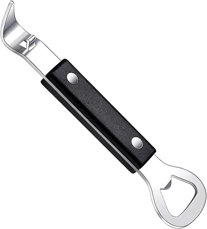 HANCELANT Can Punch Bottle Opener, Manual Stainless Steel Can Opener 1 Pack