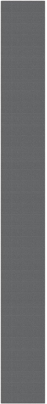 KOZYFLY Braided 2x18 Runners Rugs for Hallway, Extra Long Washable Runner Rug, Woven Non Slip Kitchen Runner, Cotton Entryway Rug, Floor Carpet for Entry, Aisle, Hall, Grey/Dark Grey