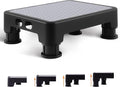 CHIKILLA Adjustable Step Stool for High Beds and Cars, 650lbs Heavy Duty Bed Step for Elderly, Non-Slip Mobility Platform for Bathtub, Kitchen, SUV, 4 Height Levels 3.4-5" Portable Stair Assist, Gray