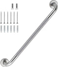 36 Inch Shower Grab Bar 1.25" Dia,Brushed Nickel Anti Slip Bathroom Grab Bar, 304 Stainless Steel Knurled Handicap Grab Bars, Safety Support Handrail, Bath Shower Handle for Elderly Injury Senior