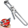 Master Jar & Bottle Opener, Adjustable Multifunctional Stainless Steel Can Opener Jar Lid Gripper, Manual,Kitchen Accessories（Silver）