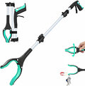 Grabber Reacher Tool - 43” Extra Long Foldable Gripper and Reaching Tool - Heavy Duty Pick Up Stick Grabbers for Seniors, Trash, Surgery Recovery Must Haves Gifts (Green-43in)
