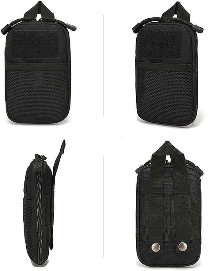 Tactical Molle Pouch – Compact EDC Utility Gear Pouch, Water-Resistant & Abrasion-Resistant 800D Nylon Belt Bag, Military Carry Accessory for Phone, Tools, and Essentials
