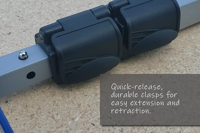 Magnetically Mounted, 5' Telescoping Truck Bed Cargo Retrieval Hook/Extendable Reaching Tool/Truck Accessories