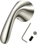 RP48717 Shower Handle Replacement, Compatible with Delta 13/14 Series Tub and Shower Faucet, Single Handle Tub Shower Faucet Handle, Brushed Nickel Finish