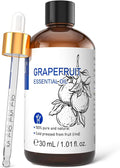 HIQILI 30 ml Grapefruit Essential Oil, for Diffuser, Skin Care,100% Pure and Natural - 1 Fl Oz