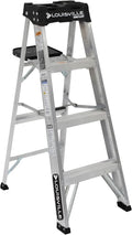 Louisville Ladder 4-Foot Aluminum Step Ladder, 300-Pound Load Capacity, Type IA, AS3004