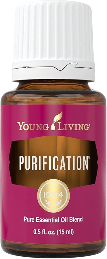 Young Living Purification Essential Oil 15ml | Soothing to Your Skin for Everyday Irritations | Laundry Boosting & Scent Neutralizing | Aromatherapy Diffuser & Freshener for Home