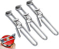3PCS Master Jar & Bottle Opener, Adjustable Multifunctional Stainless Steel Can Opener Jar Lid Gripper, Manual,Kitchen Accessories（Silver）