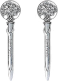 Honbay 2PCS Antique Letter Opener Knife Letter Opening Tool Zinc Alloy Envelope Slitter Metal Envelope Opener Sword Envelope Open Tool Mail Opener for School Home Office Mail Supplies (Silver)