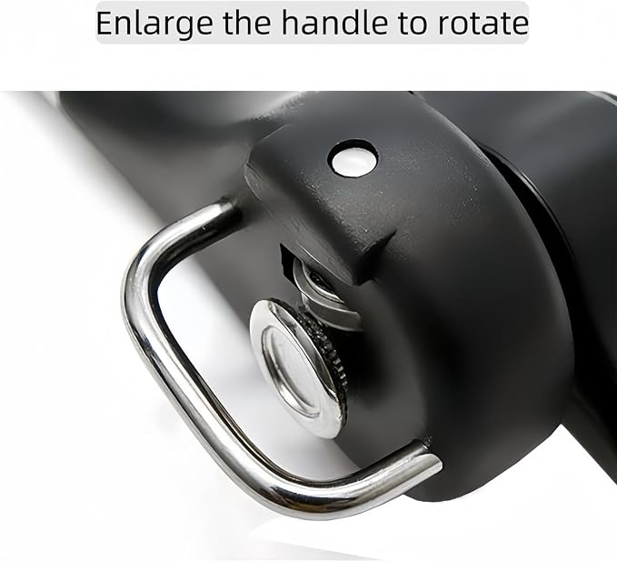 Safe Cut Can Opener, smooth edge can opener stainless steel Multifunction can opener manual and Bottle Opener Easy to Use,Handheld Easy Turn Knob,Works for safety can openers for seniors.