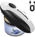 Rechargeable Electric Can Opener for Kitchen for Seniors- One Touch Automatic Can Opener, Battery Operated, Cordless, Handfree, Smooth Edge, Fits Most Can Sizes