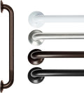 Vive Grab Bar for Showers - Bathroom Antislip Handrail for Seniors, Elderly Assistance Product, Heavy Duty Shower Handles, Handicap Grab Bars, Stainless Steel, Multipurpose, 440 lbs (Dark Bronze)
