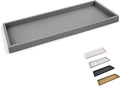 Spacewiser Countertop and Vanity Tray - 11.7" Silicone Bathroom Counter Tray, Dish Soap Trays for Kitchen Counter, Sink Organizer Caddy Accessories, Drawer Toilet Plant Shower Makeup Mat Oil Holder