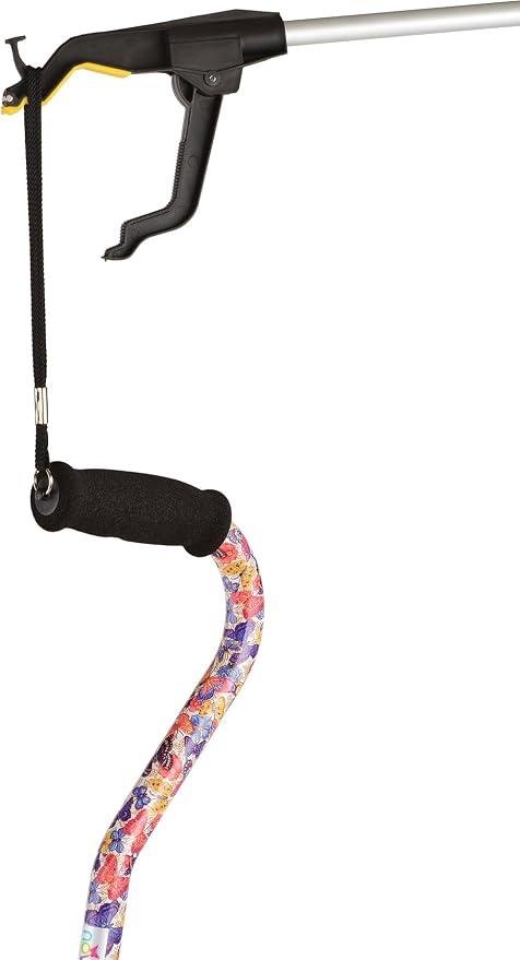 Nova Joy Reacher - Grabber Pickup Tool for Seniors - Lightweight Gripper with Magnetic Tip, Hook, and Rotating Claw - Daily Living Aid for Elderly and Users with Limited Mobility - 32" - One Pack