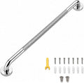 32 Inch Shower Grab Bar, Chrome Anti-Slip Bathroom Grab Bar with Knurled Grip, Stainless Steel Safety Handrail for Toilet Bathtub, Shower Handle Handicap Bars for Senior, Elderly, Pregnant
