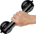 Upgraded Grab Bars for Shower Bathtub Bathroom Wall, Heavy-Duty Suction Grab Bars Shower Handle Safety for Elderly Seniors Handicap, No Drilling Tool-Free, Easy Removal and Reusable (Black)