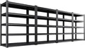 4-Pack Heavy Duty Garage Shelving for Large Storage & Garage Organization, 71"H x 46"W x 20"D Adjustable 5-Tier All Metal Storage Shelf for Tools, Storage Bins, Bulk Items, Warehouse & Workshop