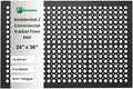 Envelor Anti Fatigue Mats for Kitchen Floor, Rubber Bar Mat, Non Slip Commercial Floor Mat with Drainage Holes, Indoor Outdoor Rubber Mat for Restaurant, Garage, Entryway, Entry Mat 24 x 36 in
