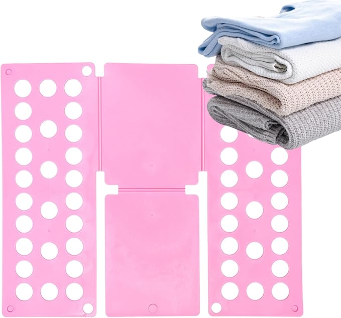 Clothes Folding Board, T-Shirt Folder, Fast Foldable Household Liner Sorter, Home Storage Tool, Laundry Sorter Helper Liner for Dorm Travel Hotel