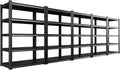 5-Pack Heavy Duty Garage Shelving for Garage, Warehouse & Workshop Organization, 71" H x 35" W x 16" D Adjustable 5-Tier All Metal Storage Shelf for Tools, Storage Bins & Bulk Items