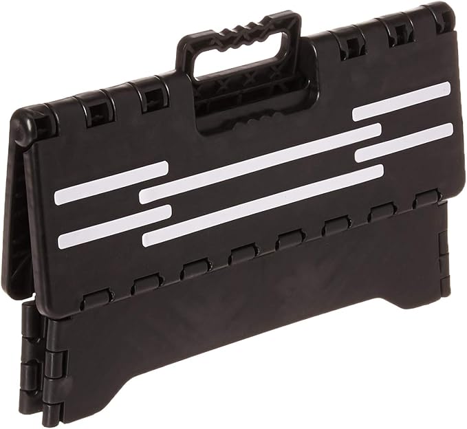 Portable Folding Step, Black, 1 Count