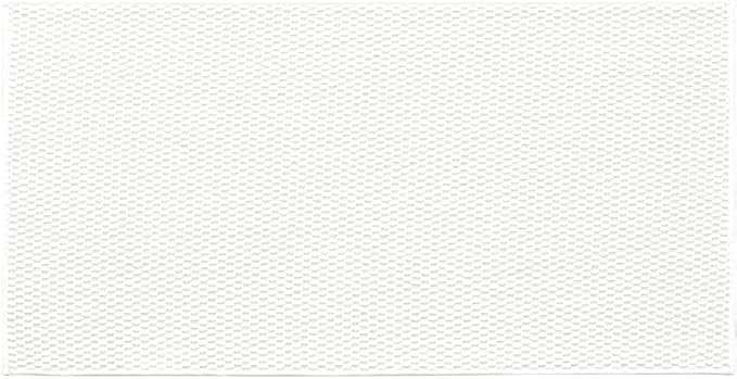 TYUU Bathroom Rugs Non Slip Washable, Super Absorbent Thin Bath Mat Quick Dry Low Pile Bathroom Rug, White 24"x47"