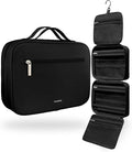 VANDEL Waterproof Hanging Toiletry Bag [TSA-Approved] Hanging Makeup Organizer Bag, Cosmetic Travel Bags for Women, Makeup Case Toiletries Organizer Hygiene Bathroom Shower Caddy - Black