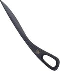 ALLEX Letter Opener Black 6.7" Sword Envelope Opener Knife, Japanese Stainless Steel Blade [Non-Stick Fluorine Coating], Mail Opener Paper Knife Tool All Metal, Made in Japan