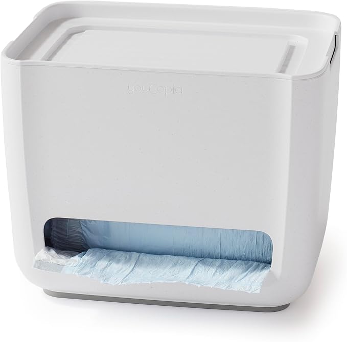 YouCopia SinkSuite Trash Bag Dispenser, Garbage Bag Holder, Top Lid Storage