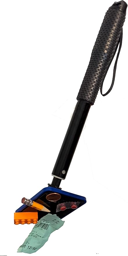 Extendable Reacher Tool – 39” No‑Bend Sticky Pad Grabber for Seniors & Mobility Support – Compact Pickup Tool for Small Items