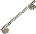 Lava Odoro Shower Grab Bars, 18" Stainless Steel Bathroom Safety Grab Bar, Upgrade Anti-Slip Knurling Shower Grab for Bathtub, Shower Handle for Elderly and Handicap, ADA Compliant, Brushed Nickel