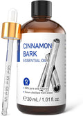 HIQILI Cinnamon Essential Oil for Spary, Diffuser, Garden and Kitchen - 100% Pure Natural - Indoor and Outdoor, 1.01 Fl Oz
