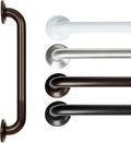 Vive Grab Bar for Showers - Bathroom Antislip Handrail for Seniors, Elderly Assistance Product, Heavy Duty Shower Handles, Handicap Grab Bars, Stainless Steel, Multipurpose, 440 lbs (Dark Bronze)