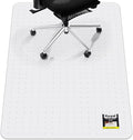 Kuyal Office Chair Mat for Carpet, 32‘’x48‘’ Clear Heavy Duty Computer Chair Mat, Under Desk Protector Carpeted Floors Mat, Easy Chair Movement,Ship Flat