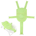 Colorlife Baby Bath Seat Support Net Infant Bathing Seat Support Mat, Adjustable Comfortable Non-Slip Five-Pointed Baby Shower Net Bathtub Sit Up Mesh for Newborn 0-12 Months-Grass Green(No Bathtub)