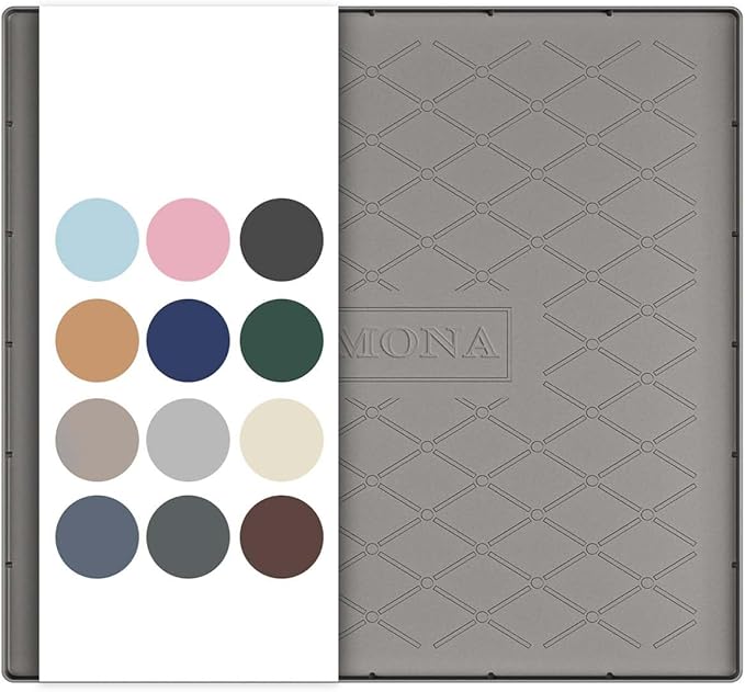 URMONA 22" x 19" Waterproof Silicone Mat in Multiple Sizes & Colors, Under Sink Mat for Kitchen & Bathroom, Pet Food Pad for Dogs & Cats, Kitchen Cabinet Liner, Multi-Purpose for Storage(Beige)