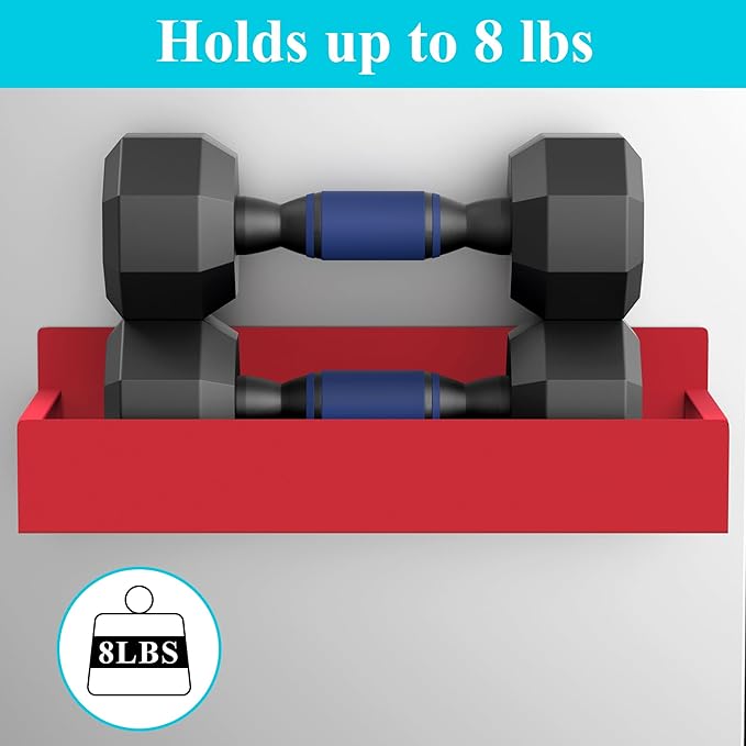 HuggieGems 2 Pack Magnetic Spice Storage Rack Organizer for Refrigerator and Oven, Red Fridge Organizers and Storage
