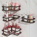 Youvip Corner Shower Caddy - Rust-Proof, Space-Saving, Easy to Install Organizer for Bathroom. Copper