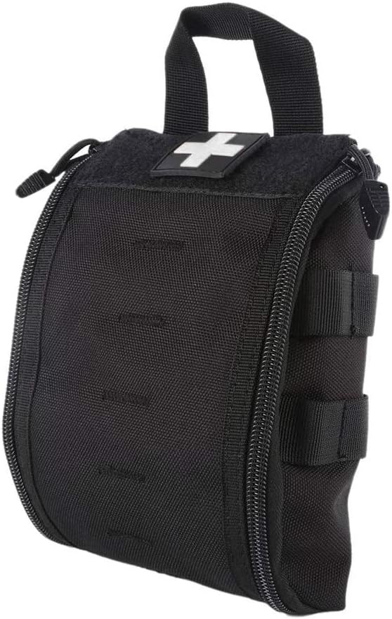 WYNEX First Aid EMT Bags, Tactical IFAK Medical Molle Pouch Military Utility Med Emergency EDC Pouches Outdoor Survival Kit Suit for Tactical Waist Belt Pack 1000 Nylon