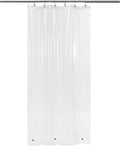 Barossa Design Narrow Shower Curtain Liner with 3 Magnets - Waterproof PEVA Shower Liner for Small Bathroom Stall, PVC Free, Metal Grommets - Clear, 32X72