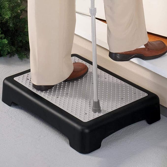 Wefaner Platform Safety Step - Non-Slip Indoor and Outdoor Large Size Mobility Stool, Portable Riser, Anti-Fall Safety Platform for The Elderly, High Rise Stairs
